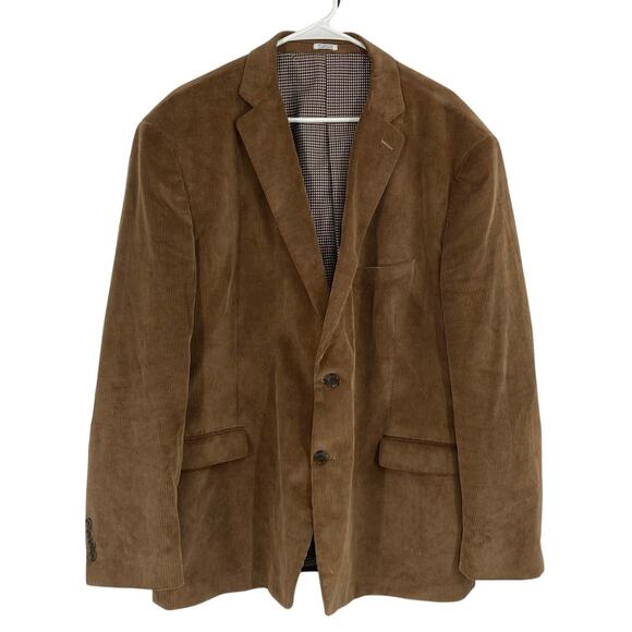 Saddlebred Heritage Corduroy Elbow Patches Western Sport Coat Brown Men’s 50R - Picture 1 of 16